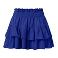 thumbnail image 4 of WILLBEST Pantalones Casuales de Mujer, Moda, Color Sólido, Pierna Ancha, Pantalones Cortos, Culottes Casuales para Uso Diario Mediana, 4 of 5