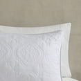thumbnail image 6 of 510 Design King/Cal King Size 3-Piece Quilt Set, Reversible Damask Bedspread with Shams, White, All Season, 6 of 8