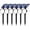 Cool White, variant on Nipify 12 Pack Solar Spot Lights Outdoor Waterproof With 3 Modes (Warm White), Solar Wall Lights Outdoor Waterproof, Solar Spotlight