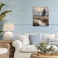 thumbnail image 3 of Stupell Industries Coastal Heron Flight over Wetlands Canvas Art, 16 x 20, by Susan Arnot, 3 of 8