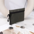 thumbnail image 3 of Fashion Coin Purse Women Mini Change Purses Coin Pocket Wallets Card Holder Zipper Pouch Card Holder Wallet,Army Green, 3 of 4