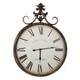 thumbnail image 4 of Vintage Wall Clock Antique Gold Ornate Baroque  Metal Clock Retro Round Clock Decor for Home Living Room, 4 of 7
