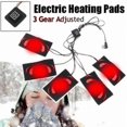 thumbnail image 5 of Electric Heating Pad, 8 in 1 USB Rechargeable Heating Pad Portable Electric Winter Heated Jacket Vest Reusable Body Heating Pad Kit, 5 of 5