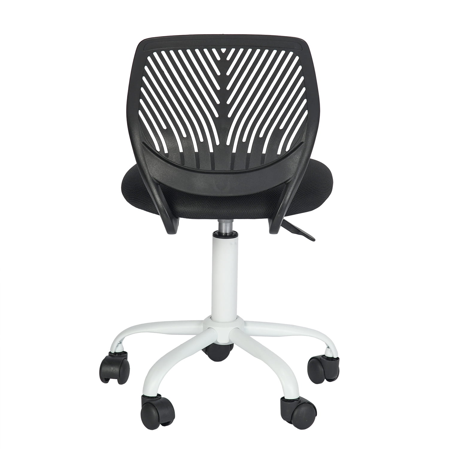 Homy Casa Teen Task Chair, Armless Office Chair Swivel with Soft Cushion for Study Kids Teens Child