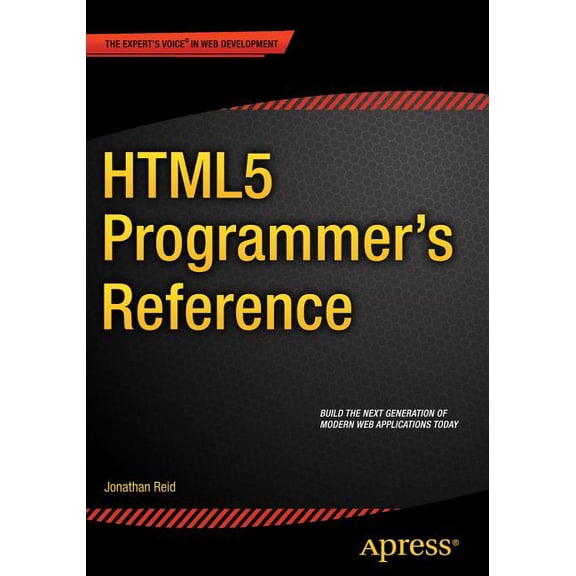 HTML5 Programmer's Reference, (Paperback)