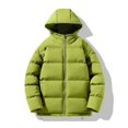 thumbnail image 5 of Chaqueta de invierno unisex 2024, parkas cálidas para hombre y mujer, abrigo grueso y cálido para hombre, cuello alto, color sólido, parka informal, ropa de calle de moda, 5 of 5