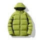 thumbnail image 5 of Chaqueta de invierno unisex 2024, parkas cálidas para hombre y mujer, abrigo grueso y cálido para hombre, cuello alto, color sólido, parka informal, ropa de calle de moda, 5 of 5