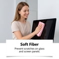 thumbnail image 4 of 5-Pack Magic Cleaning Cloth Microfiber Cleaning Cloths Lint Free and Scratch Resistant Reusable Cleaning Rags for Glass Window Kitchen Stainless Steel Cars Screens, 4 of 11