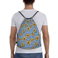 thumbnail image 2 of Kdxio Sunflowers Print Drawstring Backpack Bag,Waterproof Draw String Back Sack, Gym Drawstring Bags Swim Bag For Unisex, 2 of 9