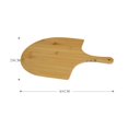 thumbnail image 5 of Tnobhg Bamboo Pizza Peel Wooden Long Handle Nonstick Food Grade Hangable Pizza Paddle Cutting Board Vegetable Cake Dessert Serving Tray Kitchen Supplies, 5 of 7