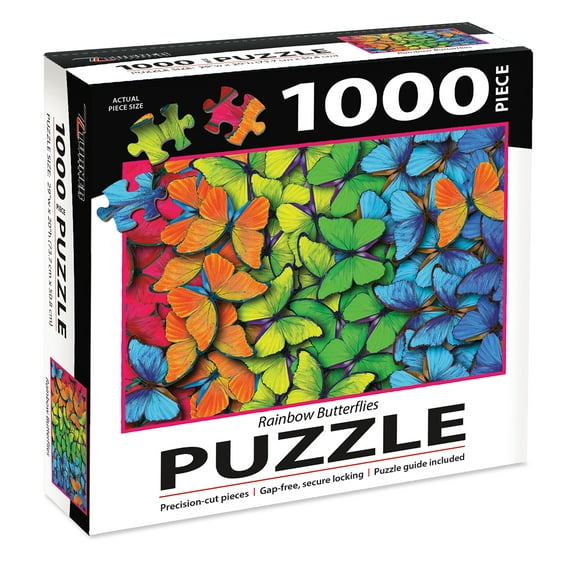 Turner Licensing 1000 Piece Puzzle Rainbow Butterflies