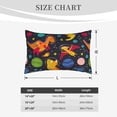 thumbnail image 6 of Bixox Dinosaurs in Space Printed Pillow Protector,Super Soft Ideal for Home,Guests,Rentals - 16"x24", 6 of 8