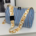 thumbnail image 1 of Women Large Capacity Handbag Zipper Clash of Colours for Work Outing Daily Use, 1 of 8