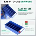 thumbnail image 5 of Parts Cabinet, Parts Cabinet, Bolt and Nut Tool Storage Cabinet with 75 Drawers, Heavy-Duty Build, Stackable Design and Clear Drawer Labels for Tool Hardware Storage Garage, Hobby Room, 5 of 7