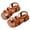 Brown, variant on TOWED22 Girls Sandals Open Toe Cute Flats Dress Sandals with Rubber Sole Toddler/Little Kid/Big Kid（Brown,9）