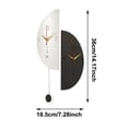 thumbnail image 3 of WMQPNNS Modern Corner Clock Stylish Double Clock Induction Luminous Corner Clock Bedroom Silent Corner Clock with Digital Scale, 3 of 5