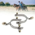 thumbnail image 1 of Equestrian Boot Spurs, Durable Horse Spurs Portable Decorative 1 Pair  for Hunting, 1 of 8