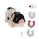 thumbnail image 5 of Muñeca de cerdito reborn, mini muñeca de cerdito recién nacido, lindos juguetes de cerdito realistas de silicona Blanco y negro, 5 of 9