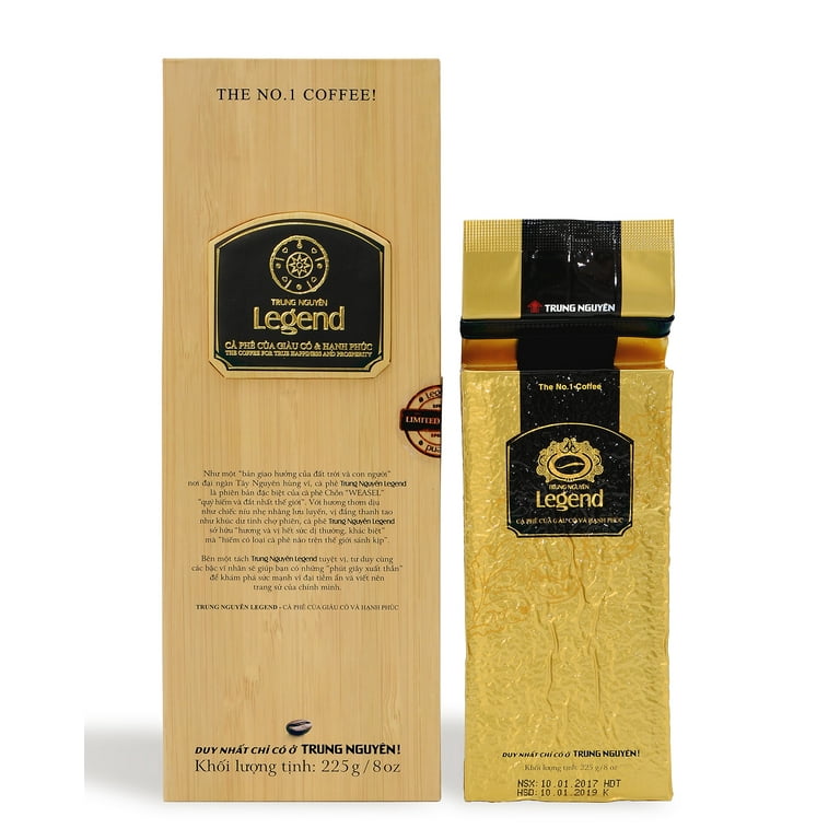 ベトナム珈琲「Trung Nguyen Legend」 225g Legend コーヒー 225g 木箱入り ベトナムコーヒー - メルカリ