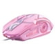 thumbnail image 3 of Ratón Mecánico para juegos Hugo con 7 colores de respiración ligera Versión Gamer Rosa, 3 of 6