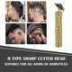 thumbnail image 4 of Cortapelos Adornados Para Hombres, Cortadora De Cabello Inalámbrica Profesional Para Hombres, Cortadora De Cabello Eléctrica Recargable Por USB, Kits De Corte De Cabello Con Hoja En T Gap Co, 4 of 5