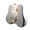 Grey Black, variant on BLACK+DECKER Slow Rebound Memory Foam Back Cushion Lumbar Support Pillow, Gray/Black