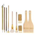 thumbnail image 1 of 10 PCS Pottery Glaze Brushes Ceramic Brush Set for Pottery Ceramic Painting Acrylic Watercolor Painting Artist Rock, 1 of 5