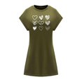 thumbnail image 1 of Vestido corto de verano para mujer, vestido tipo jersey para viajes, viajes, citas en la playa L, 1 of 7