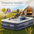 thumbnail image 5 of Knzzo Queen Air Mattress, 18-Inch Raised Air Bed with Built-in Pump, Fast Inflation & Deflation, Comfortable Flocked Top for Guests, Home & Travel, 5 of 7