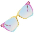 thumbnail image 1 of unbranded Gafas De Sol Transparentes Cat Eyes Arcoíris Para Fiesta Divertida Y Original, 1 of 8