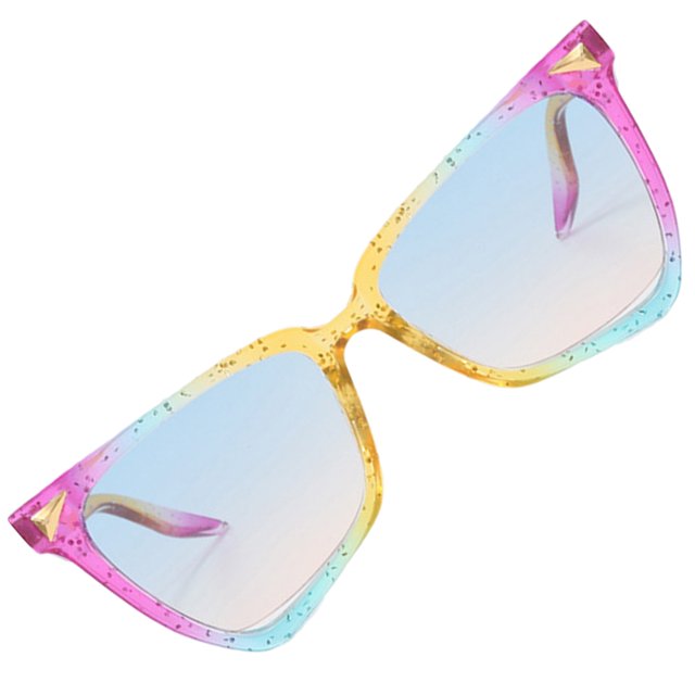 unbranded Gafas De Sol Transparentes Cat Eyes Arcoíris Para Fiesta Divertida Y Original