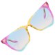 thumbnail image 1 of unbranded Gafas De Sol Transparentes Cat Eyes Arcoíris Para Fiesta Divertida Y Original, 1 of 8