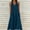 Green plus size halter midi dress a1, variant on Women Plus Size Halter Solid Casual Boho ALine Midi Travel Dresses Summer Vacation Beach Flowy Swing Sundresses Clothes, Orange 2XL