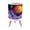 Color 5, variant on Futuristic Small Trash Can with Lid Colorful Cosmic Galaxy Planets Vibrant Nebula Swirls 1.8 Gallon Dog Proof Trash Can Round Garbage Can Waste Bin Wastebasket for Bathroom Bedroom Living Room