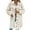White, variant on Women's Winter Outerwear Long Sleeve Cardigan Jacket with Open Front Lapel Design for Cozy Comfort