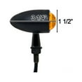 thumbnail image 4 of Krator Motorcycle 2 pcs Black Amber Turn Signals Lights Compatible with Suzuki Shuttle FA50, 4 of 6