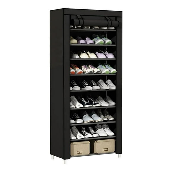 Zapatero Organizador Rack Para 24 Pares Estante Practiksa Color Negro