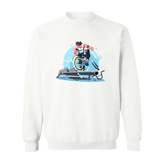Extreme Young Boy Sweatshirt Men -Image by Shutterstock, Male Medium