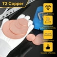 thumbnail image 3 of Uxcell 6 PackCopper Round Plate, 0.03"(0.8mm) Thick 2"(50mm) Dia T2 Pure Copper Sheet, 3 of 6