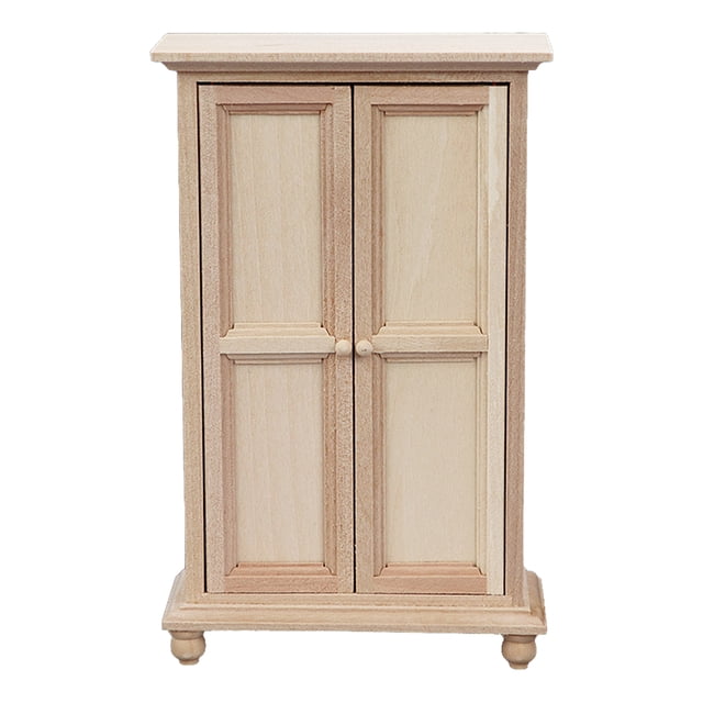Vogacara Mini vitrina para casa, casilleros de de doble puerta DIY en miniatura, accesorio de muebles Retro de microescena, sala de estar de color Type2 NO2 Vogacara FN011095-04