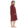 thumbnail image 2 of Ashford & Brooks Women's Flannel Plaid Long Sleeve Nightgown, 2 of 5