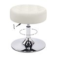 thumbnail image 4 of Furniliving PU Vanity Chair, Swivel Adjustable Round  Ottoman Stool,Makeup Chair for Bedroom, Ivory White, 4 of 7