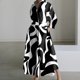 thumbnail image 3 of Gibobby Vestido casual para mujer Vestido informal de otoño e invierno para mujer, vestido informal cómodo y a la moda con temperamento(Negro,M), 3 of 4