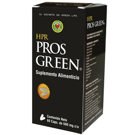 HPR PROS GREEN 60 CAPS.Helps to increase Libido, Ayuda a aumentar el