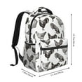 thumbnail image 2 of Disketp Funny Chicken Mochila Estampada para Hombre y Mujer – Mochila Ligera Clásica con Múltiples Bolsillos para Universidad, Trabajo y Viajes-One Size, 2 of 5