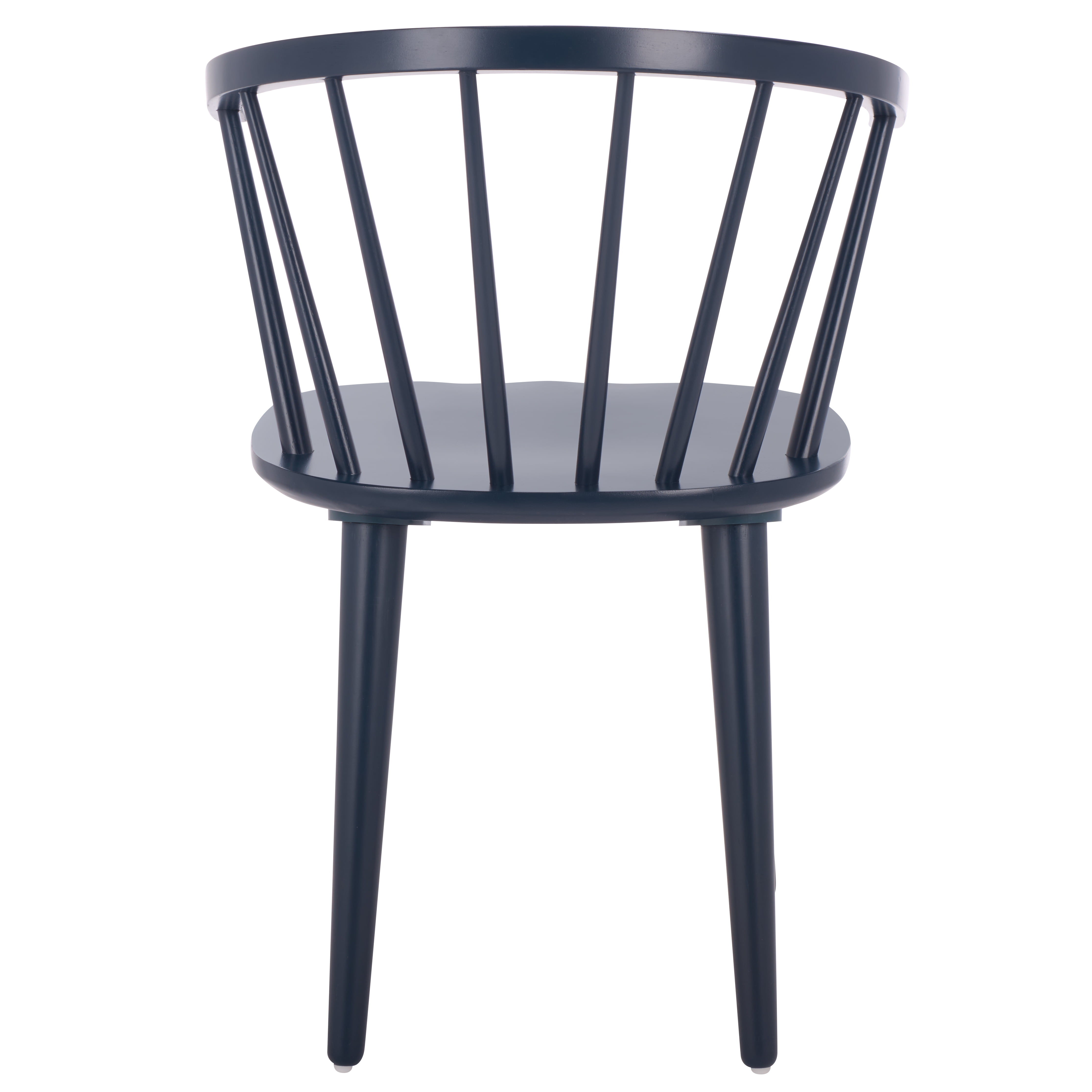 Safavieh Blanchard Scandinavian Wood Dining Side Chairs, Navy (Set of 2)