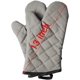 thumbnail image 3 of Manoplas de horno 1 par de forro de tela de felpa acolchada, guantes de horno de cocina resistentes al calor profesionales extra largos, 16 pulgadas, 3 of 5