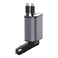thumbnail image 1 of Innovative 100W Fast Car Charger for Simultaneous 4 e-Device Charging Flexible Telescopic Line for Easy Use, 1 of 8