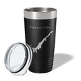 thumbnail image 2 of Pinchot Lake Map Tumbler Travel Mug Insulated Laser Engraved Coffee Cup Pennsylvania 20 oz Black, 2 of 5