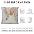 thumbnail image 5 of SHANXI Pillow Cover Floral Decorations Pillow Case for Home Sofa Couch Decor 24x24in, 5 of 5
